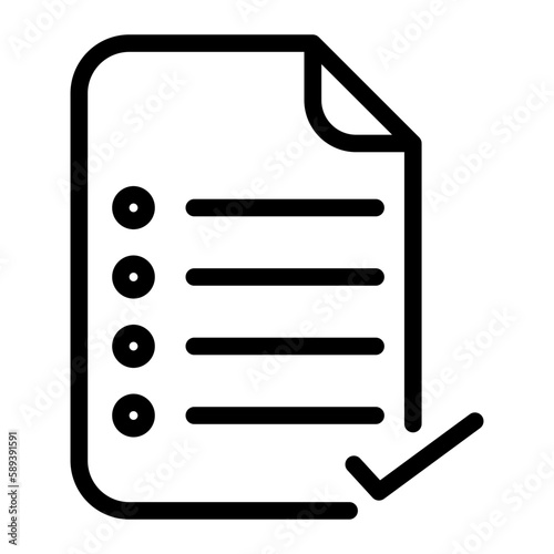 test line icon