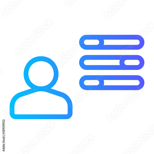 skill gradient icon
