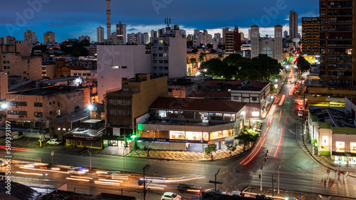 Fotografia aérea de área urbana de Cuiabá, capital do Mato Grosso photo