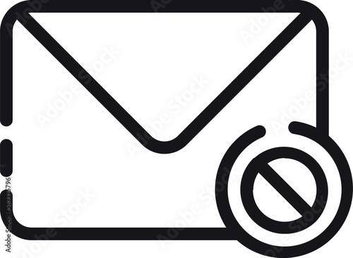 The Block Message icon represents a feature that allows users to block unwanted or spam messages from specific contacts or phone numbers. It is commonly used to protect privacy, prevent harassment