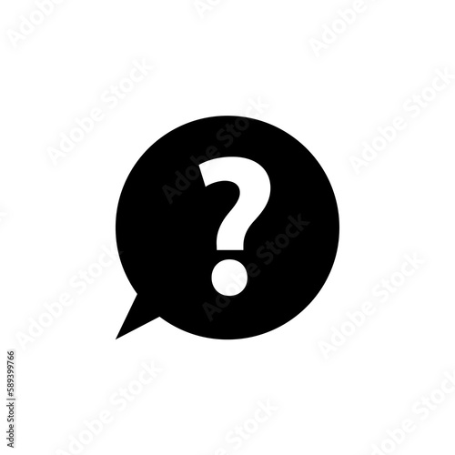 question mark sign and symbol on white background