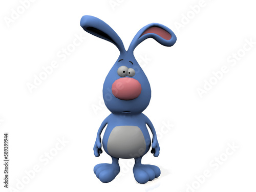 rabbit  on a white background.