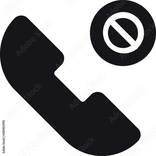 The Block Call icon is used to represent the function of blocking calls on a phone or mobile device. It indicates that the user can prevent unwanted or spam calls from reaching their phone