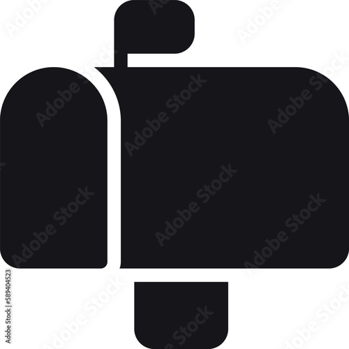 The mailbox icon represents a physical mailbox for sending and receiving mail. It is often used to indicate the presence of new mail, messages, or notifications in an email inbox