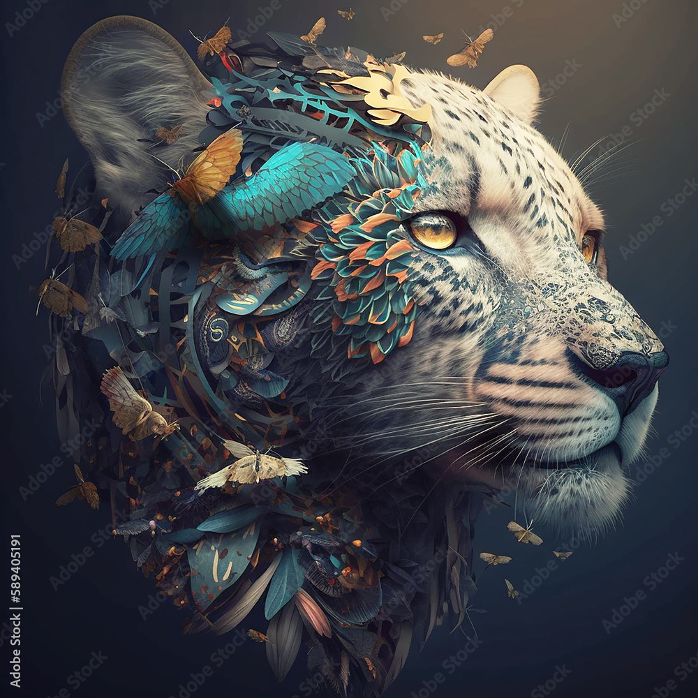 cheetah, チーター, 自然, Generative AI