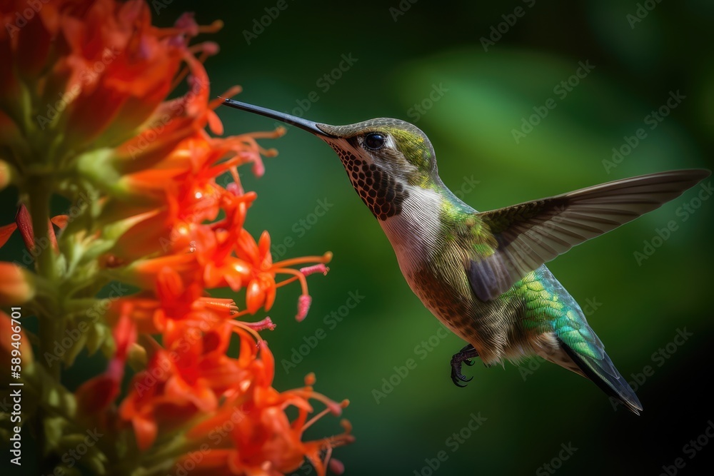 Fototapeta premium hummingbird in flight
