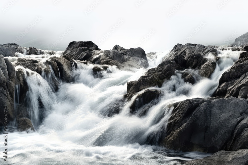 mountain river in the mountains