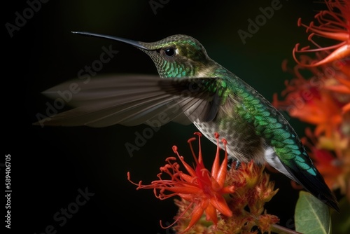 hummingbird in flight © Man888