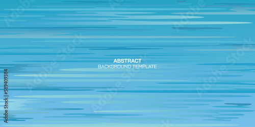 Abstract blue ocean surface vector illustration. Water background.