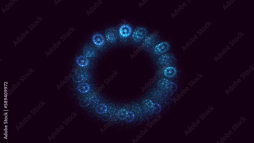 3D rendering abstract round light background 3D rendering abstract round light background