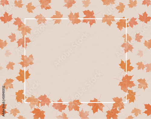 autumn leaves on a wooden background