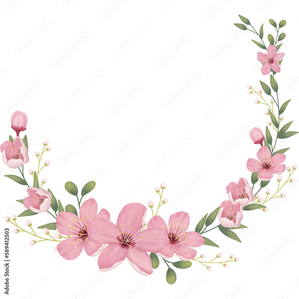 Cherry Blossom Wreath