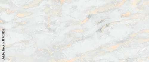 Panel kuchenny z motywem bstract grey white marble background with golden veins, artificial stone texture, modern wallpaper