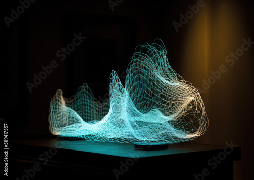 Discover the awe-inspiring world of Quantum Visions, an immersive art experience that combines cutting-edge quantum mechanics concepts with captivating visual art. The Unique Collection. photo