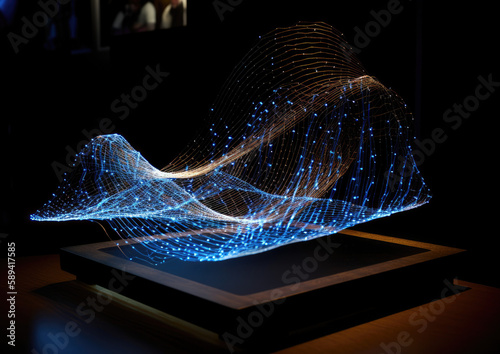 Discover the awe-inspiring world of Quantum Visions, an immersive art experience that combines cutting-edge quantum mechanics concepts with captivating visual art. The Unique Collection. photo