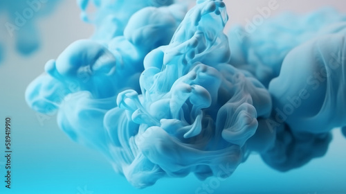 Abstract colorful paint. Illustration AI Generative.