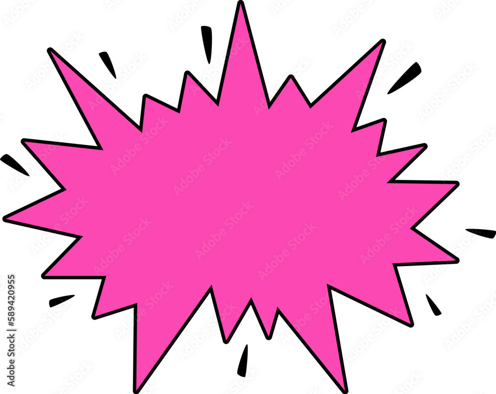 Fototapeta premium Splash Sticker Icon