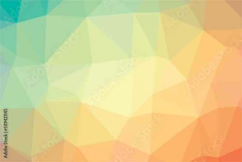 Multicolor polygon pattern. Low poly design. Vector illustration 