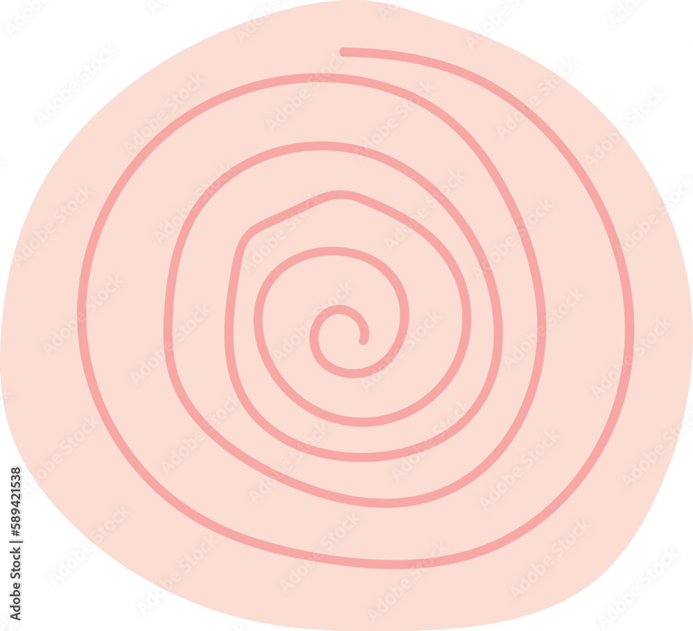 Abstract Round Flower Head Abstract Round Flower Head