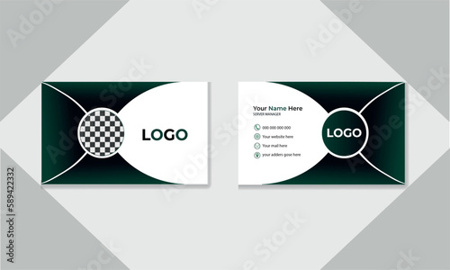 Corporate Business Card - Creative and Clean Business Card Template.