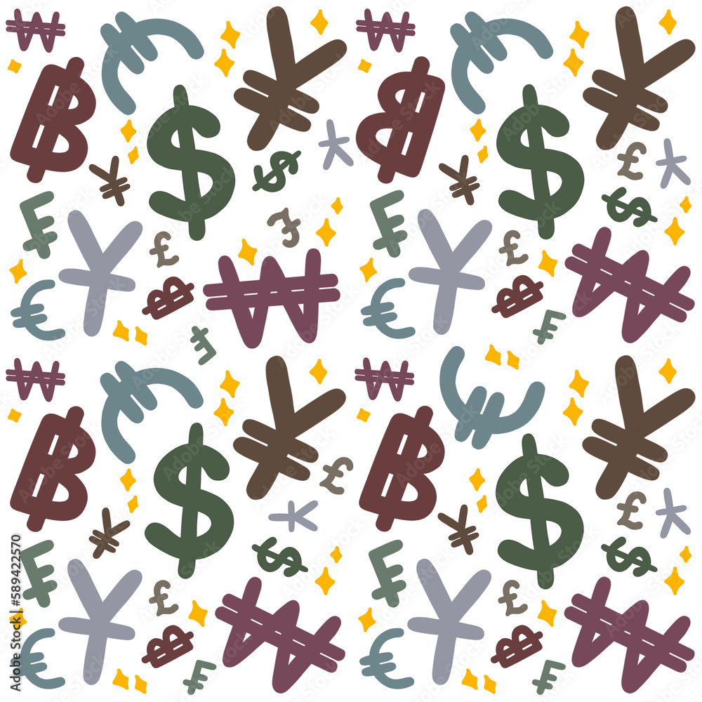 seamless pattern with numbers seamless pattern with numbers