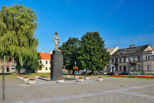 Legions of Marshal Jozef Pilsudski monument in Radom, city in Masovian Voivodeship, Poland. photo