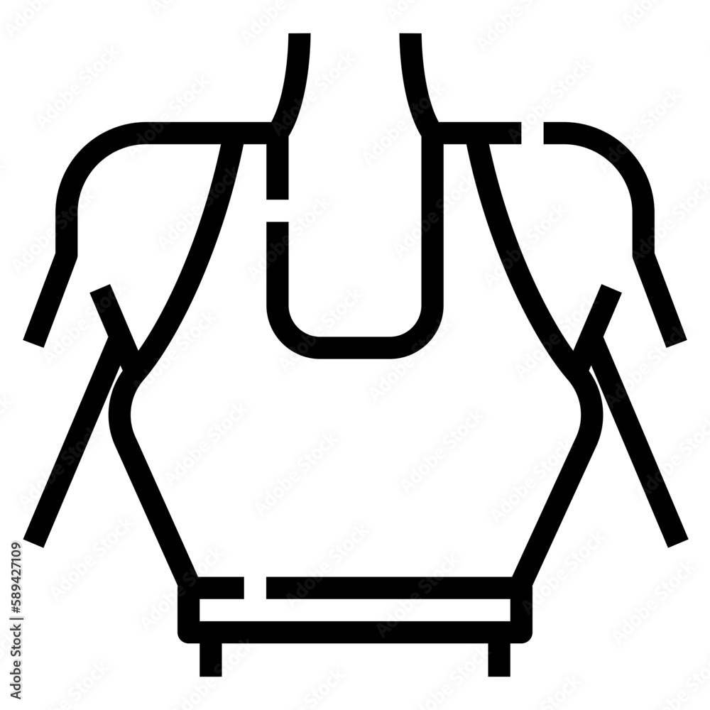 Sportsbra line icon Sportsbra line icon