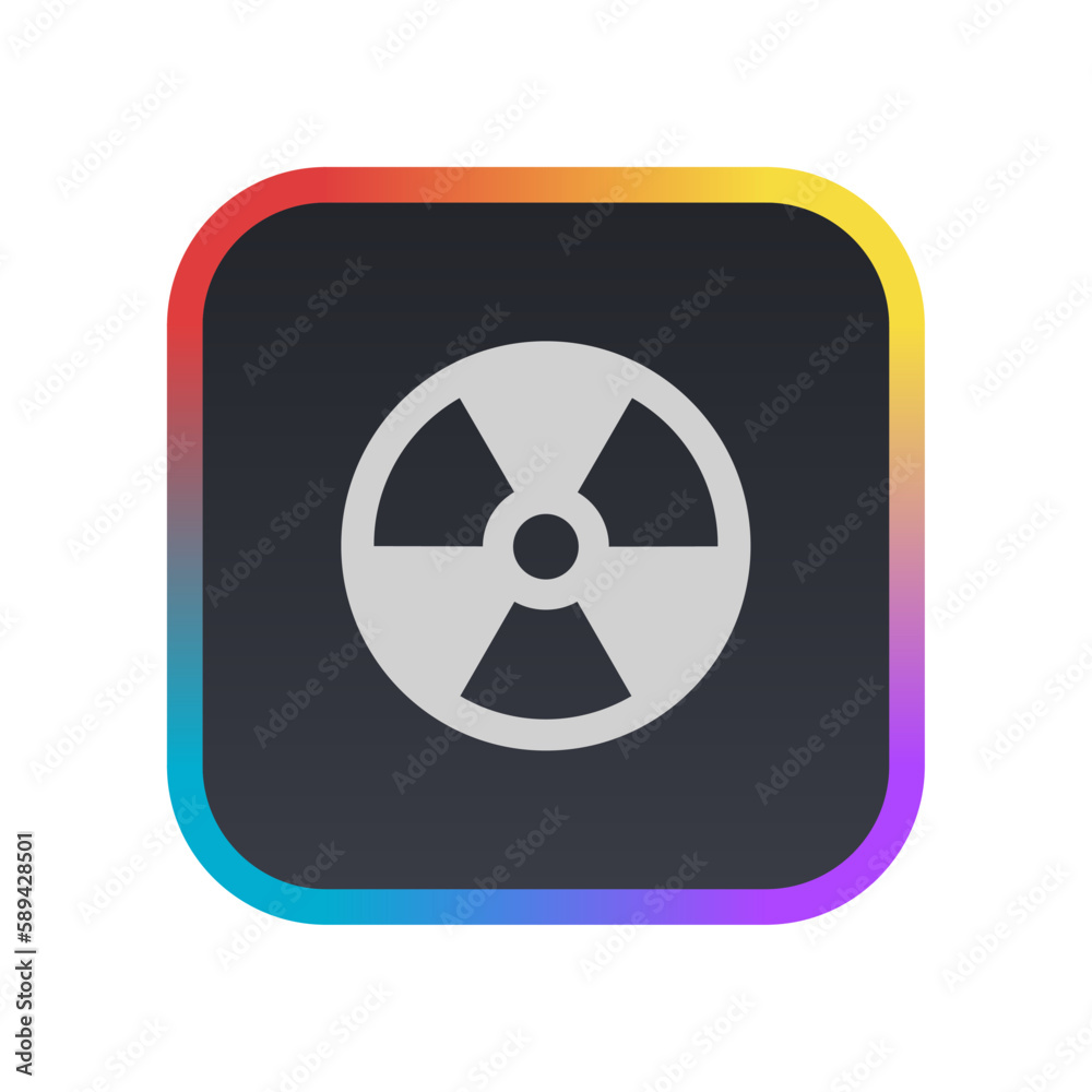 Radiation - Pictogram (icon) 