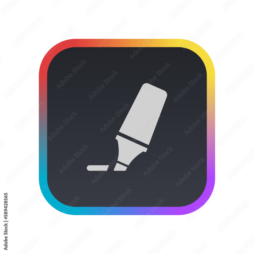 Marker - Pictogram (icon) Marker - Pictogram (icon)
