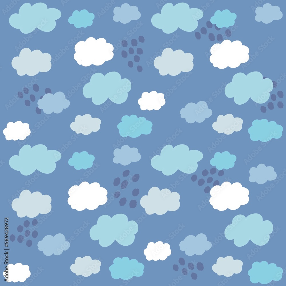 Little clouds pattern
