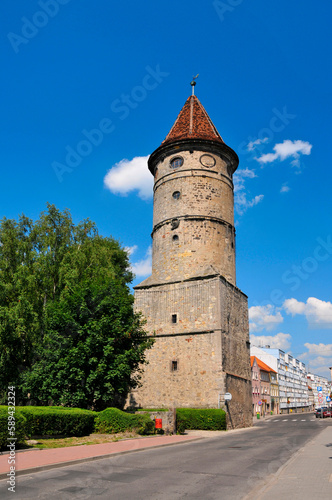Lubanska Tower. Lwowek Slaski, Lower Silesian Voivodeship, Poland.