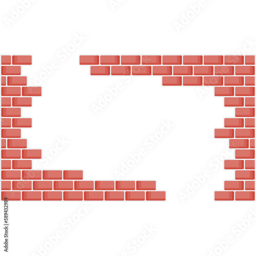 corner brick frame