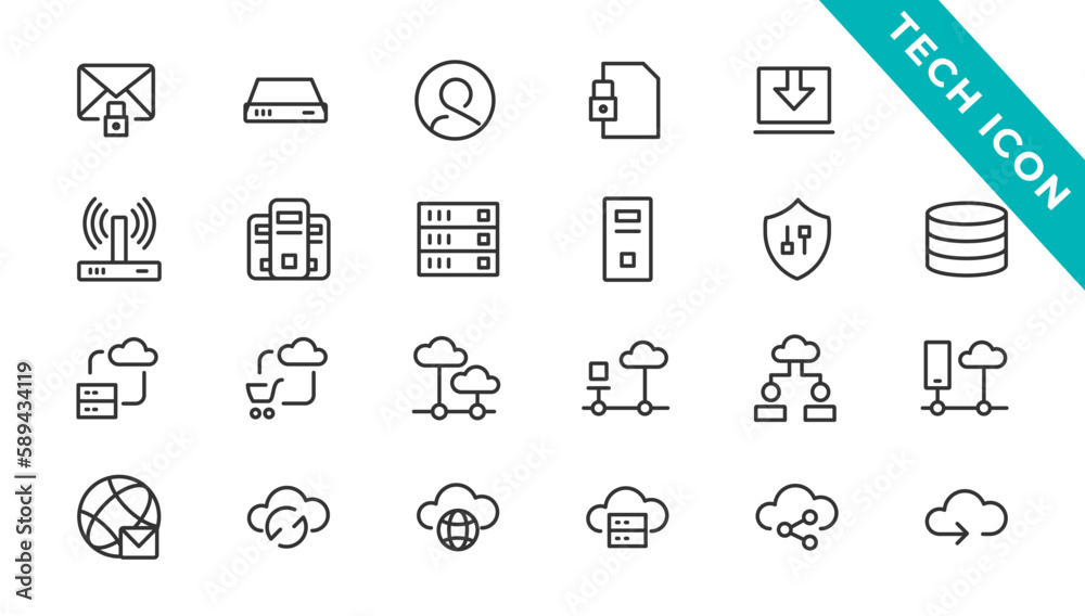 Information Technology web icon set in line style. Network, web design, website, computer, software, progress,programming, data, internet, collection Information Technology web icon set in line style. Network, web design, website, computer, software, progress,programming, data, internet, collection