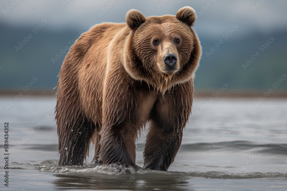 Grizzly Bear of Shores of Alaska Grizzly Bear of Shores of Alaska