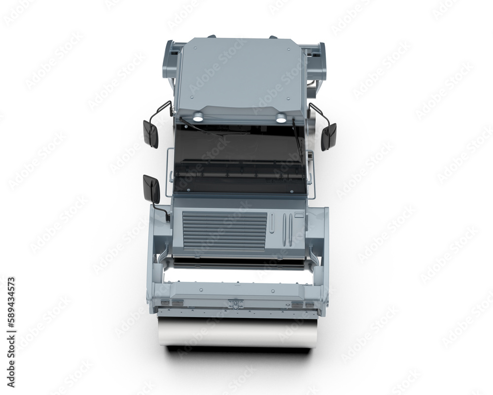 Articulated Road Roller isolated on transparent background. 3d rendering - illustration Articulated Road Roller isolated on transparent background. 3d rendering - illustration