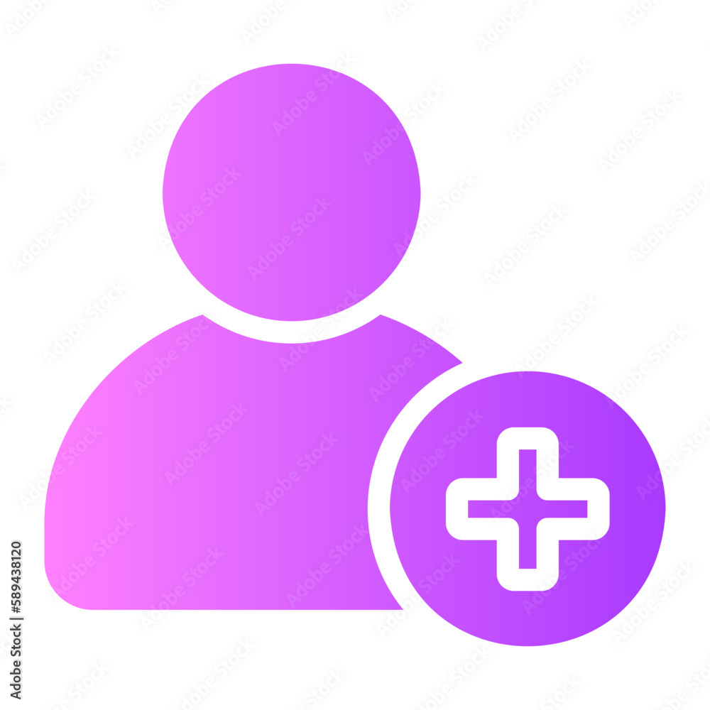 add friend gradient icon add friend gradient icon