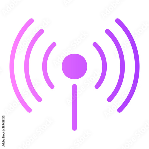 wifi gradient icon
