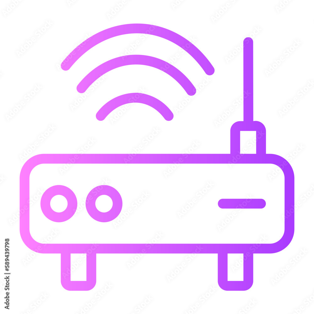 router gradient icon