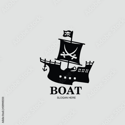 ship vector illustration