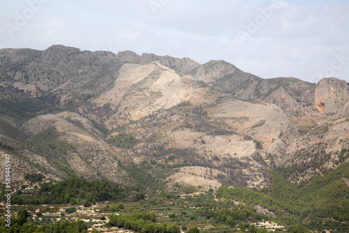 Aixorta Mountain Range; Guadalest; Alicante; Spain
