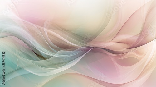 Celestial Symphony A Heavenly Display of Ethereal Elegance in a Soft Pastel Abstract Background 