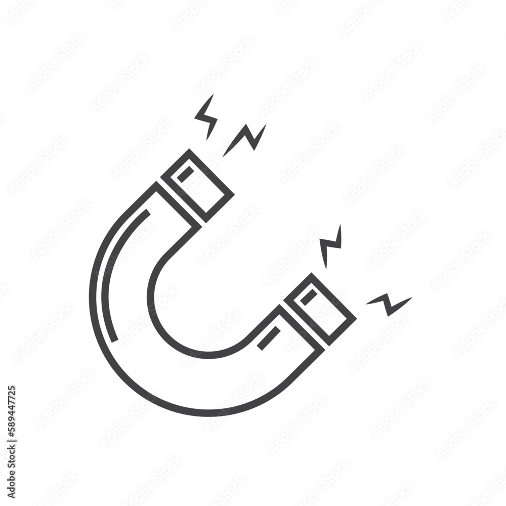 magnet icon vector concept design element template magnet icon vector concept design element template