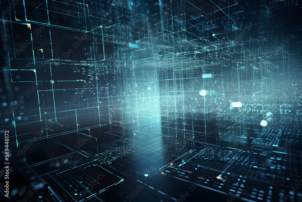 Futuristic digital asset Futuristic digital asset