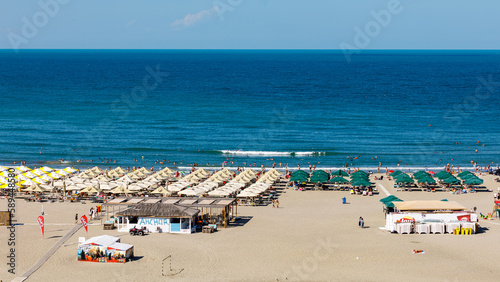The Beach of Constanta at the Black Sea in Romania  © hecke71