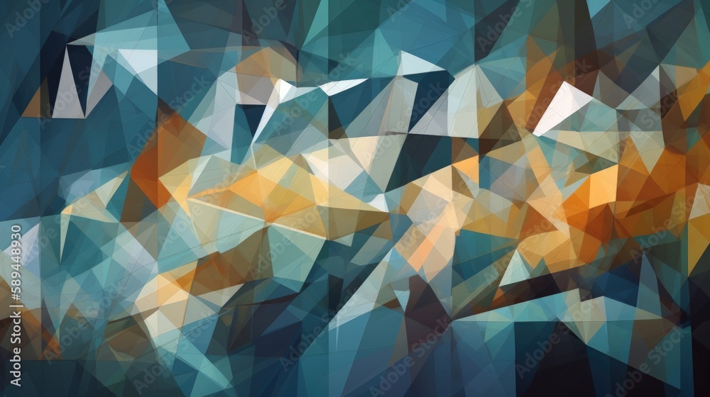 Obraz premium Endless Visions A Captivating Geometric Abstract Background 