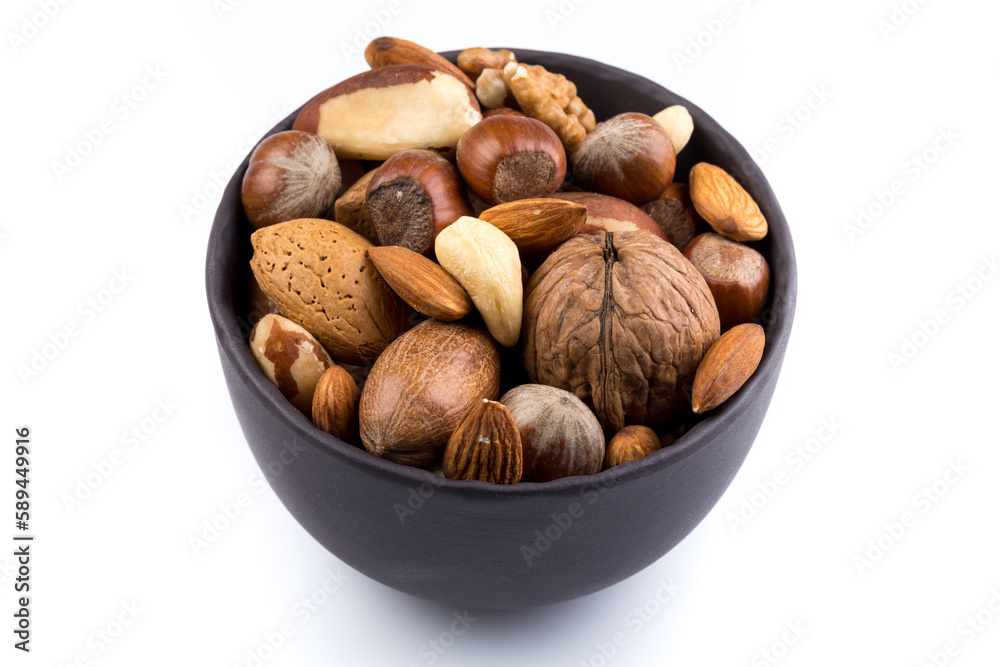 Nuts mix in bowl Nuts mix in bowl