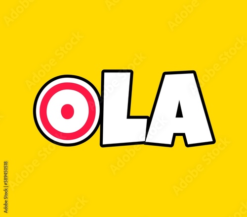 Letter OLA creative logo design vector | Ola logo | Ola logo design | logo design | business logo design | business logo | yellow logo design | vector | ola icon | ola icon design | professional logo 
