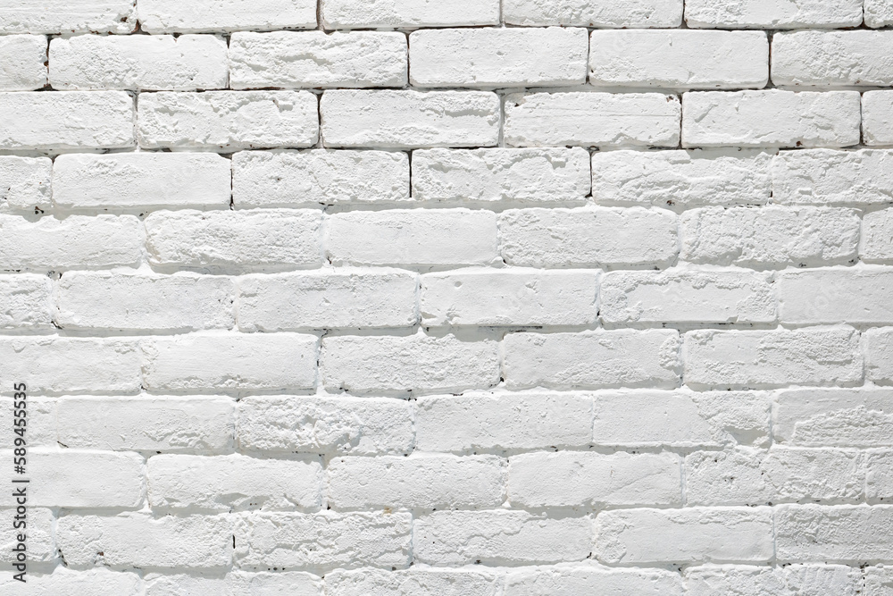 Cream and white brick wall texture background with Sunlight. Brickwork or stonework flooring interior rock old pattern clean concrete grid uneven bricks design stack. Cream and white brick wall texture background with Sunlight. Brickwork or stonework flooring interior rock old pattern clean concrete grid uneven bricks design stack.
