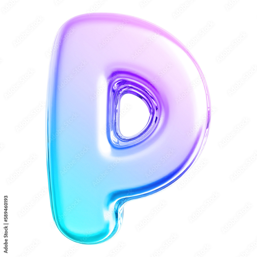 3d Font Letter P Gradient 3d Font Letter P Gradient
