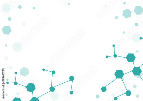 Science Chemical Structure Vector White
